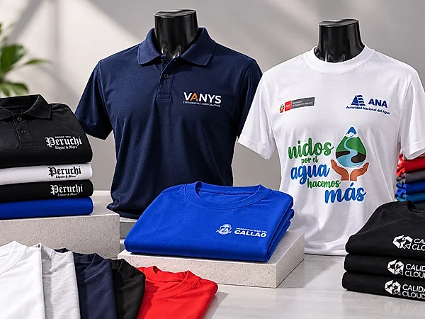Polos y camisetas corporativas personalizadas para tu equipo